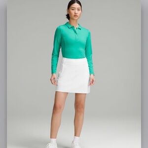 Lululemon Warpstreme Multi-Pocket High-Rise Golf Skirt White size 6